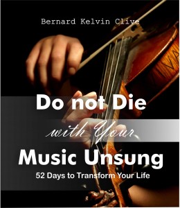 do not die with your music unsung