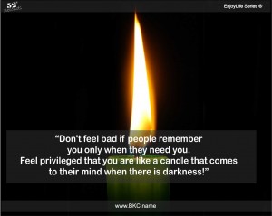 you are valuable - like a candle