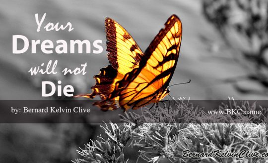 Your dreams will not die