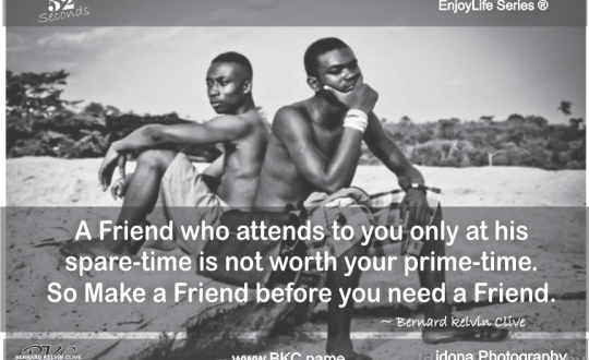 EnjoyLife Series #043 a friend