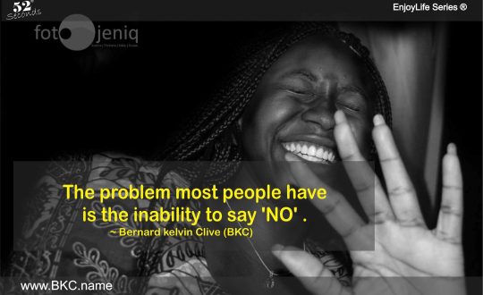 Say NO