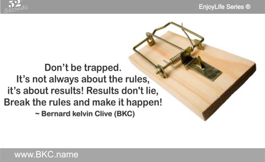 break the rules