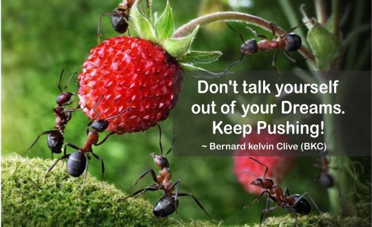 keep pushing