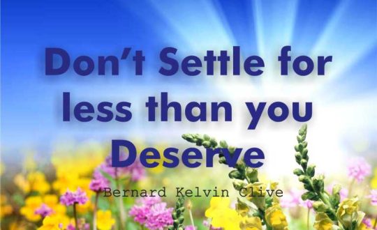 dont settle