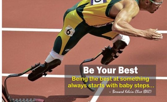 be your best