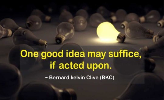 one good idea1