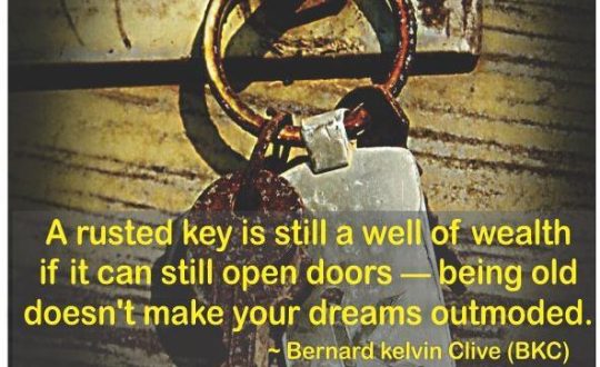 rusted key