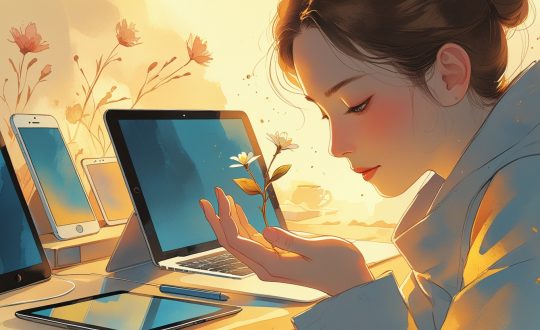 price of attention_serene_and_thoughtprovoking_digital_illu_1