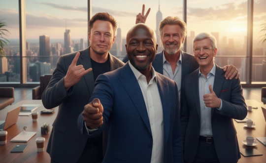 CEO selfie group