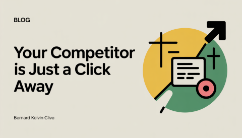 Your competitor is Just a Click Away blog podcast brands