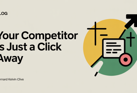 Your competitor is Just a Click Away blog podcast brands