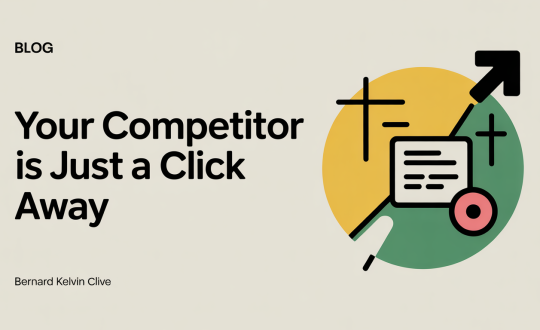 Your competitor is Just a Click Away blog podcast brands