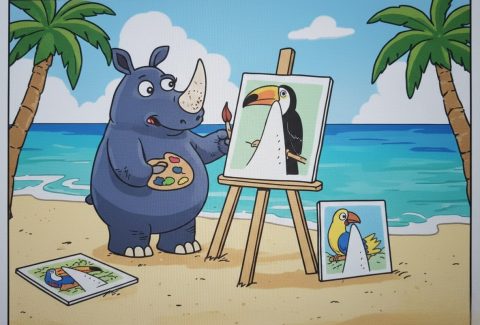 Rhino's horn effect image