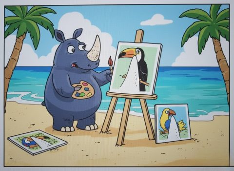 Rhino's horn effect image